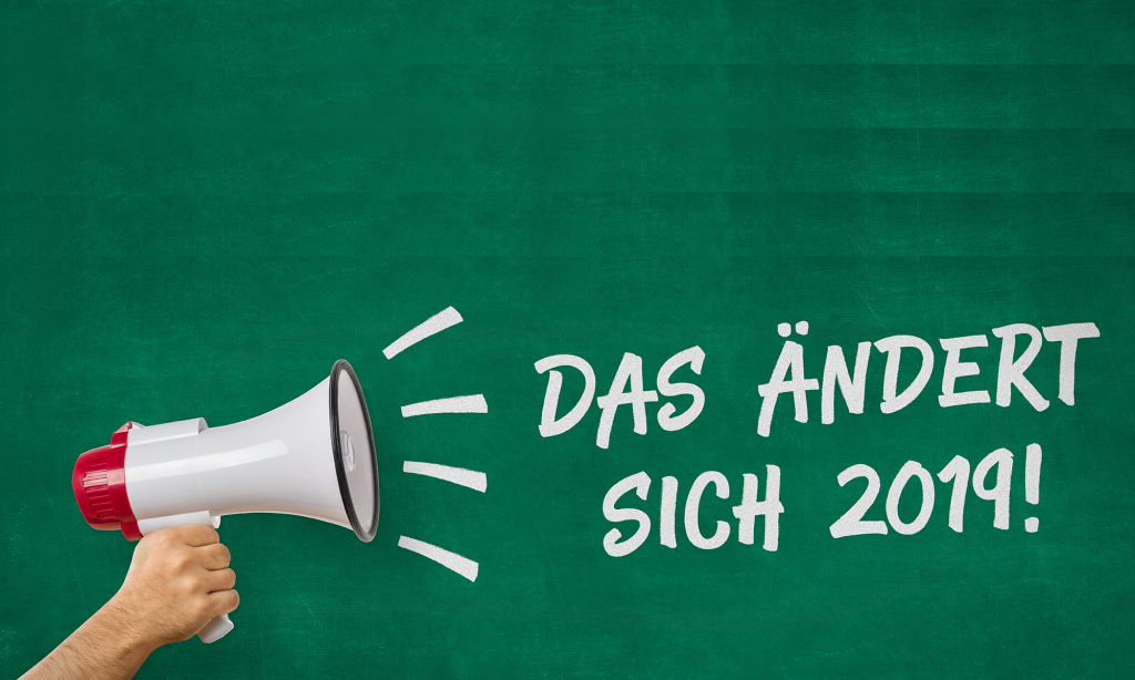 Das ändert sich 2019